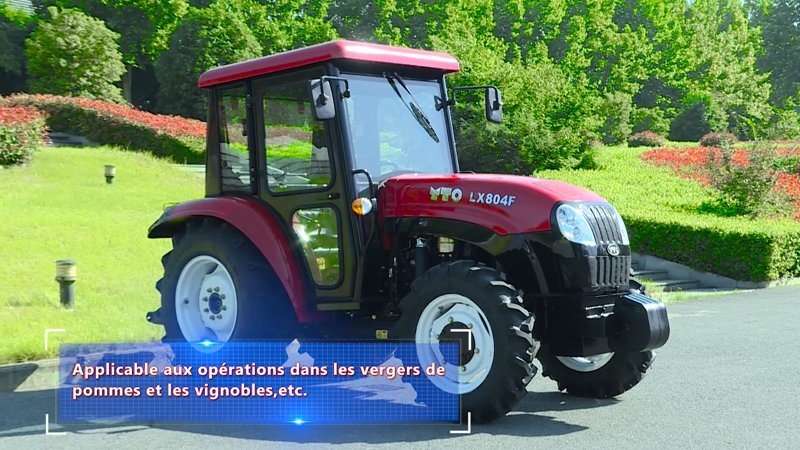 Série de machines pour verger, tracteur fruitier 4X4: YTO-ELX854F （75-95CV）